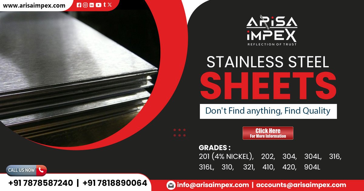 Supplier of Stainless Steel Sheets in West Bengal