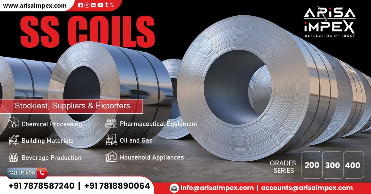 Supplier of Stainless Steel Coil in Haryana