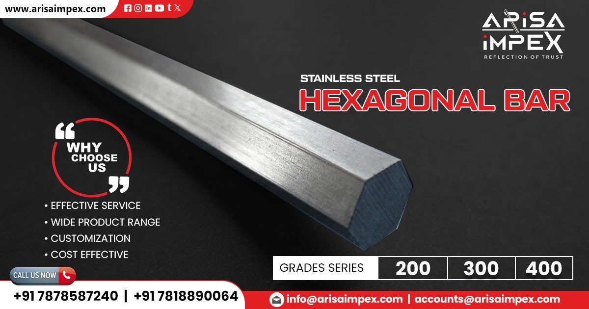 Supplier of Stainless Steel Hexagonal Bar in Odisha