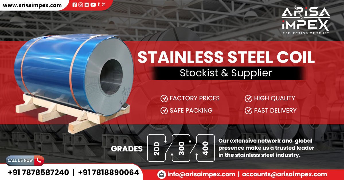Supplier of Stainless Steel Coil in Gujarat