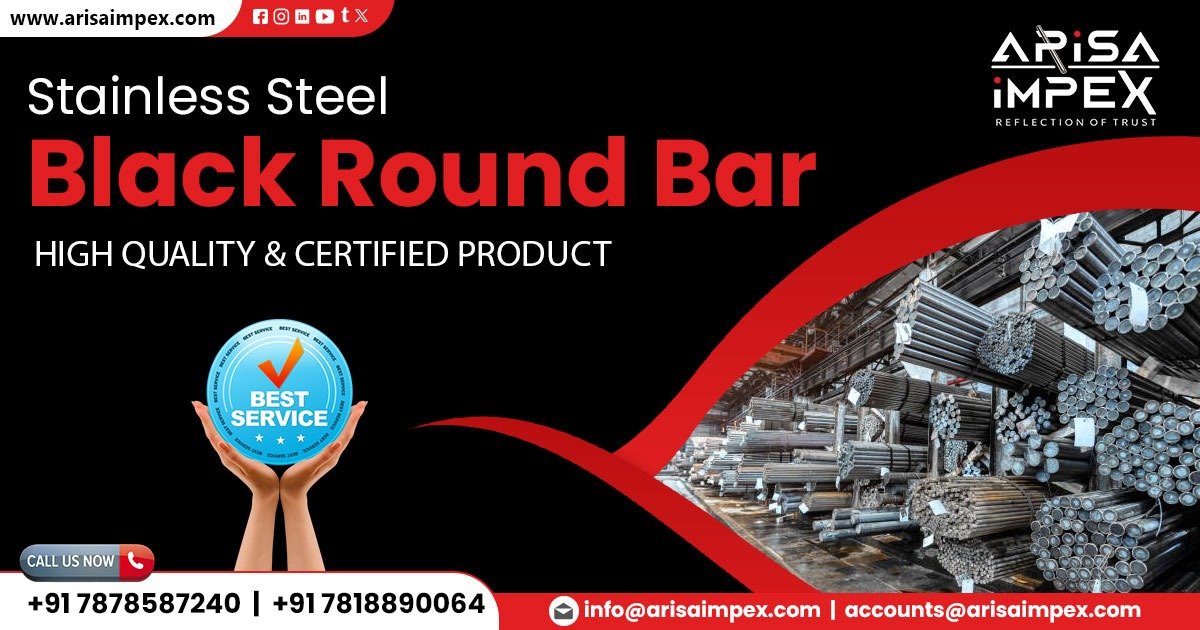 Supplier of Stainless Steel Black Round Bar in Odisha