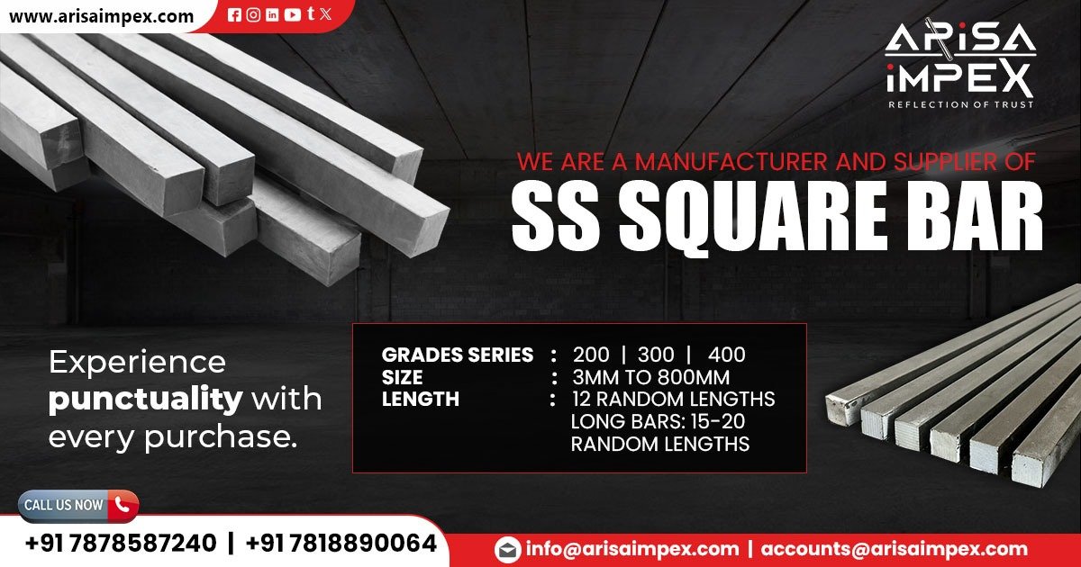 Supplier of Stainless Steel Square Bar in Tamil Nadu