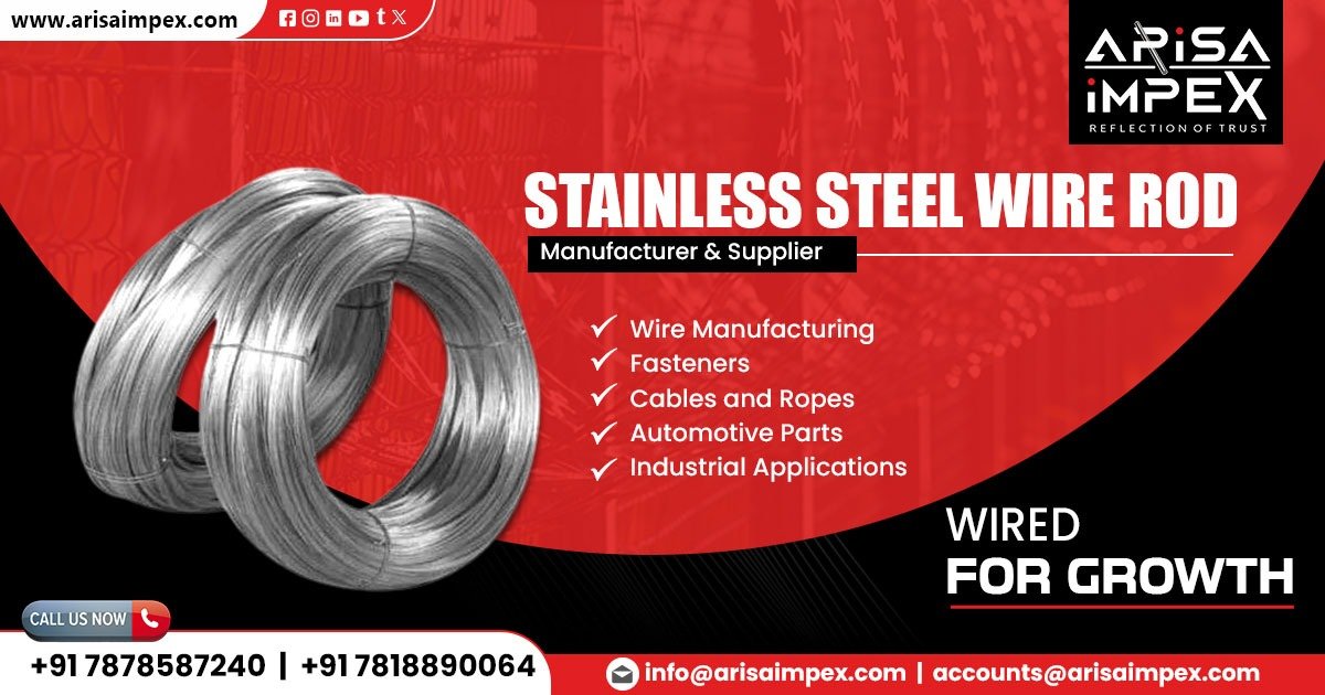 Supplier of Stainless Steel Wire Rod in Uttar Pradesh