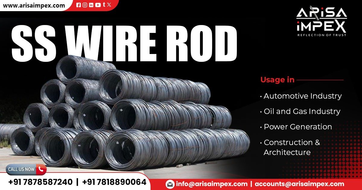 Stainless Steel Wire Rod Supplier in Chhattisgarh by Arisa Impex