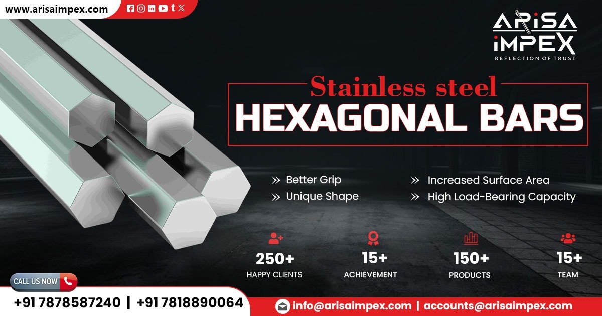 Supplier of Stainless Steel Hexagonal Bar in Rajasthan