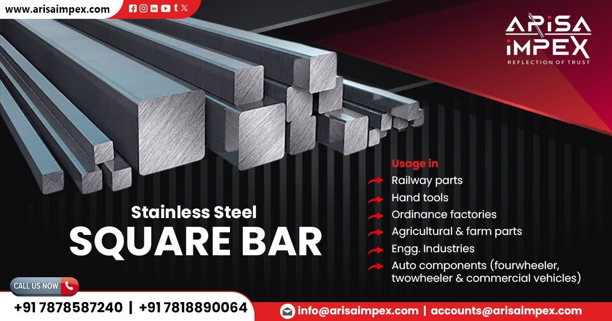Supplier of Stainless Steel Square Bar in Karnataka