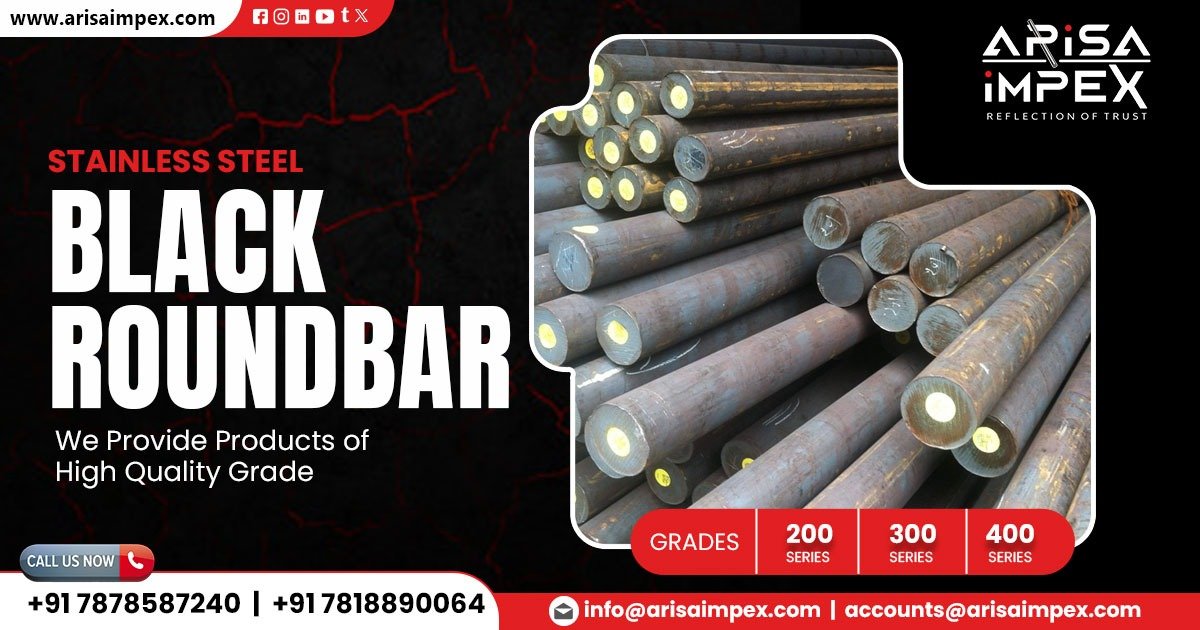 Stainless Steel Black Round Bar in Maharashtra