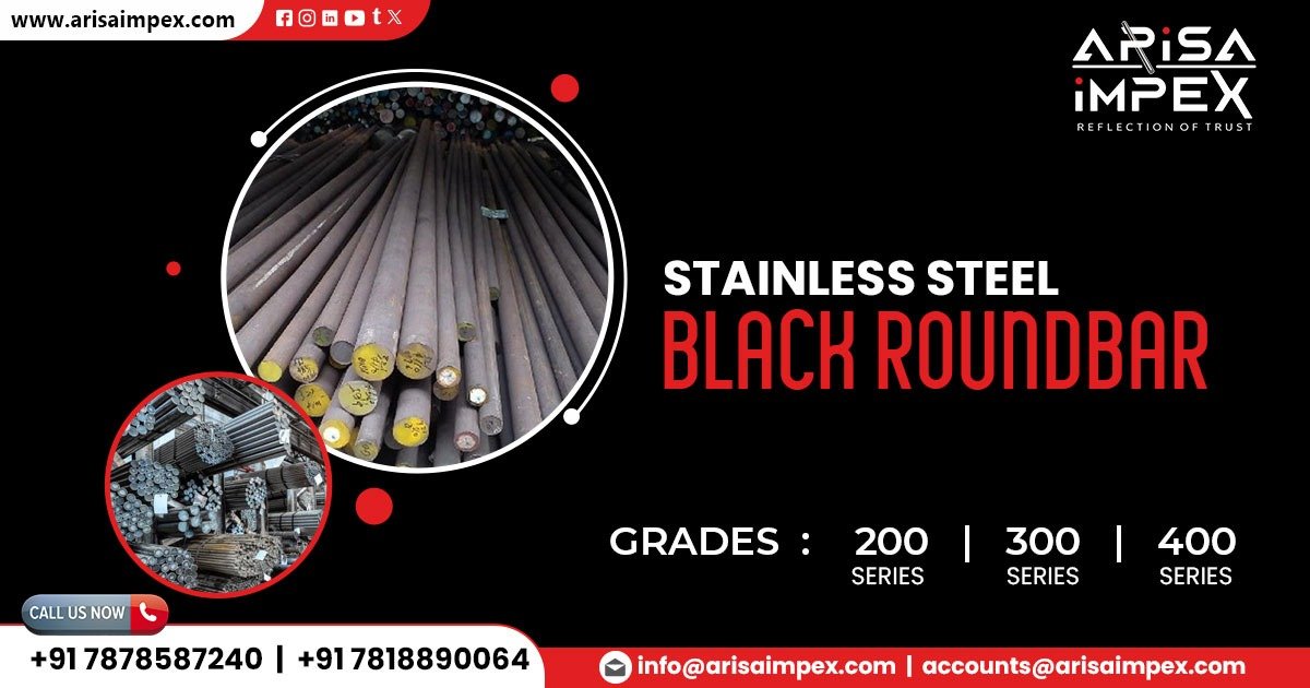 Stainless Steel Black Round Bar in Tamil Nadu