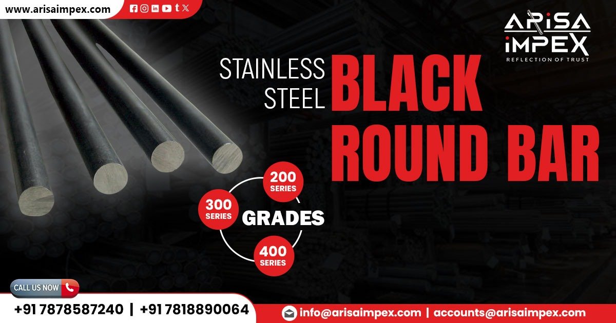 Manufacturer of Stainless Steel Black Round Bar