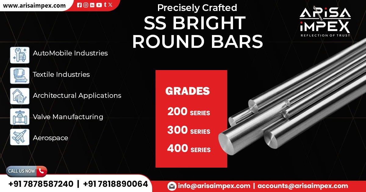 Stainless Steel Bright Round Bar in Telangana