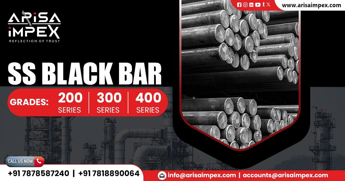 Stainless Steel Black Round Bar in Rajkot