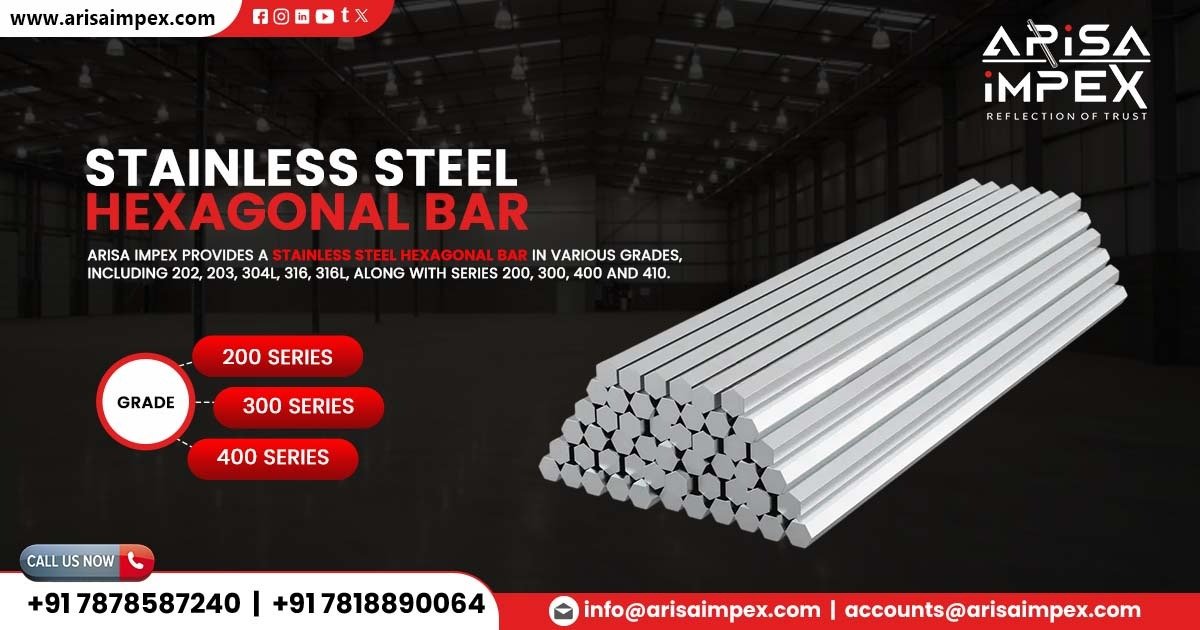 Supplier of Stainless Steel Hexagonal Bar in Bharuch