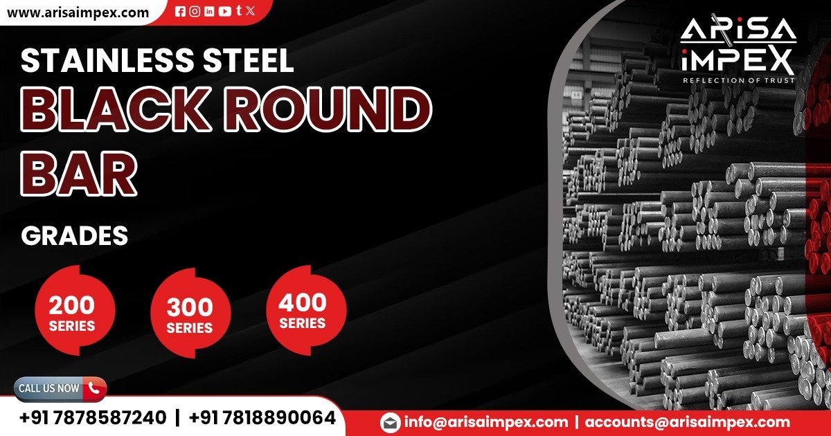 Supplier of Stainless Steel Black Round Bar in Coimbatore