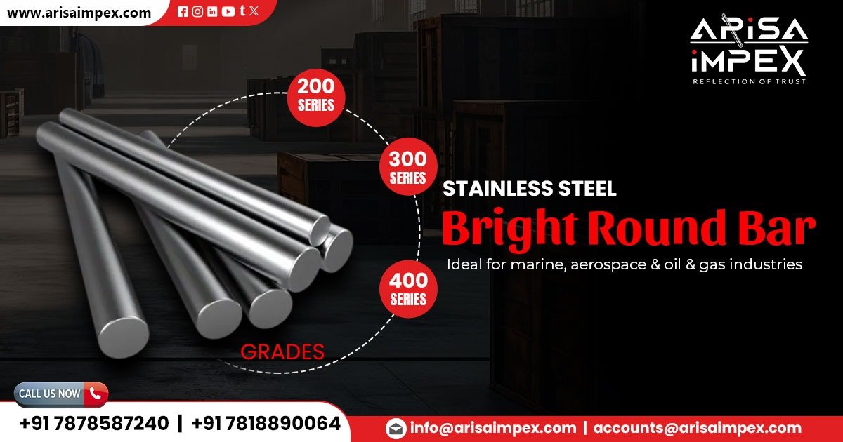 Supplier of Stainless Steel Bright Round Bar in Ankleshwar