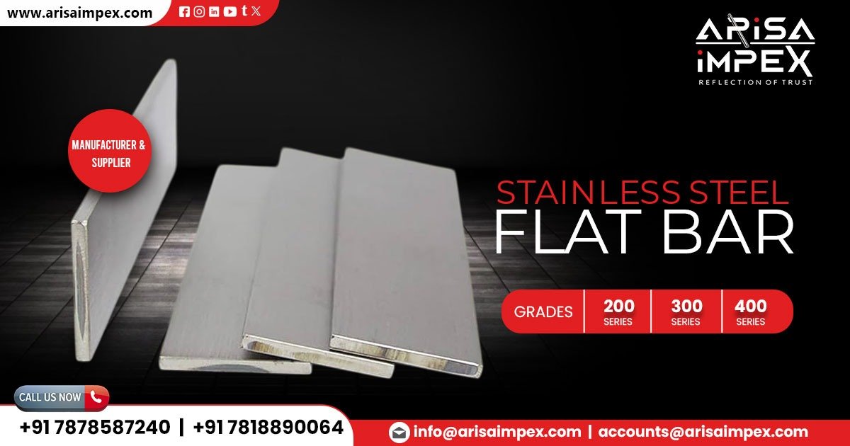 Supplier of Stainless Steel Flat Bar in Jamnagar