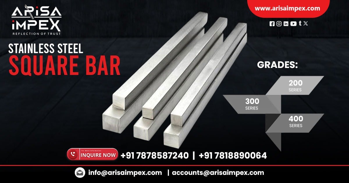Supplier of Stainless Steel Square Bar in Surat