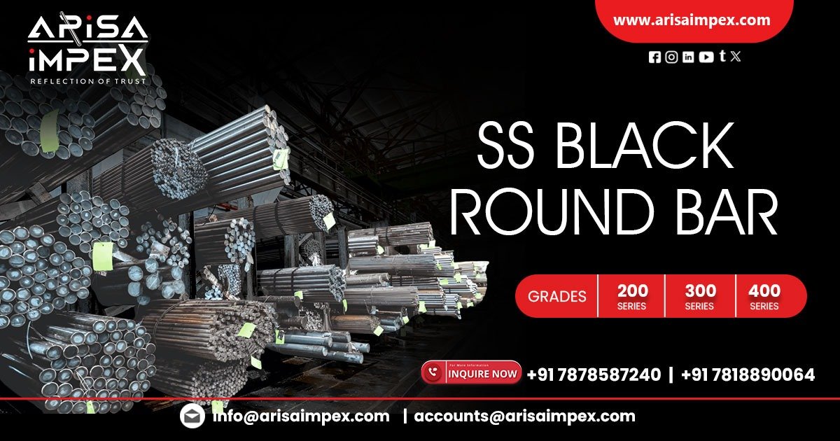 Stainless Steel Black Round Bar in Ankleshwar