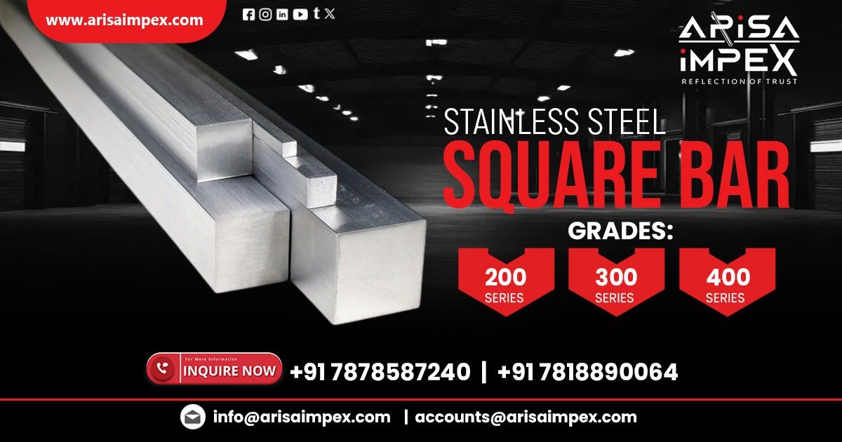 Stainless Steel Square Bar in Ankleshwar