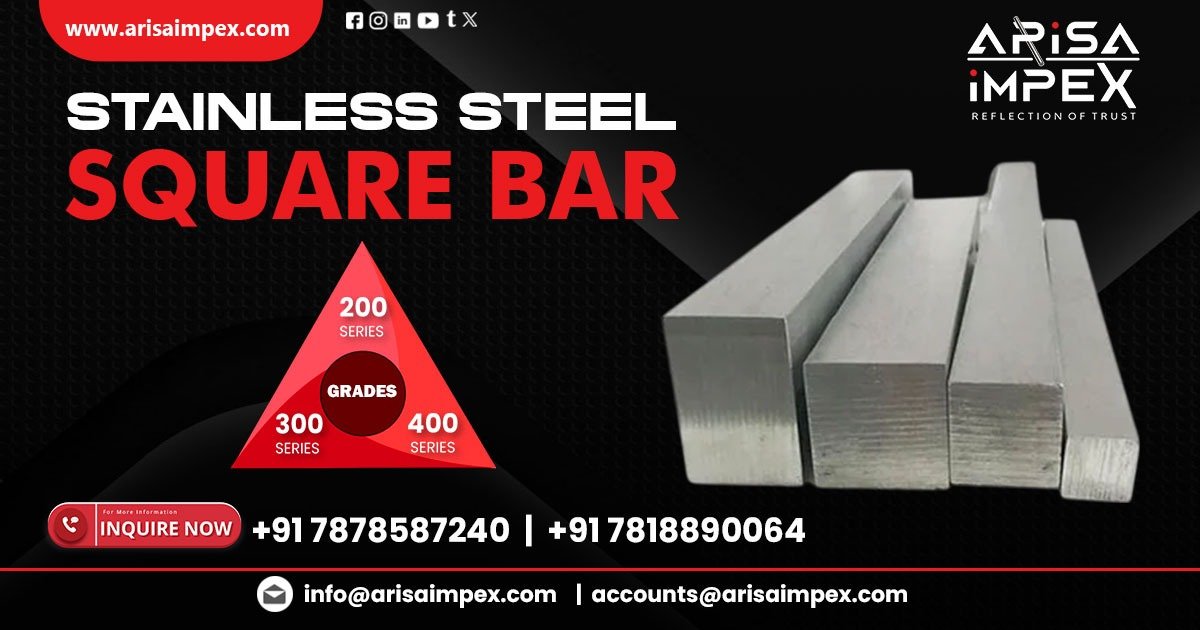 Premium Stainless Steel Square Bar in Dhanbad