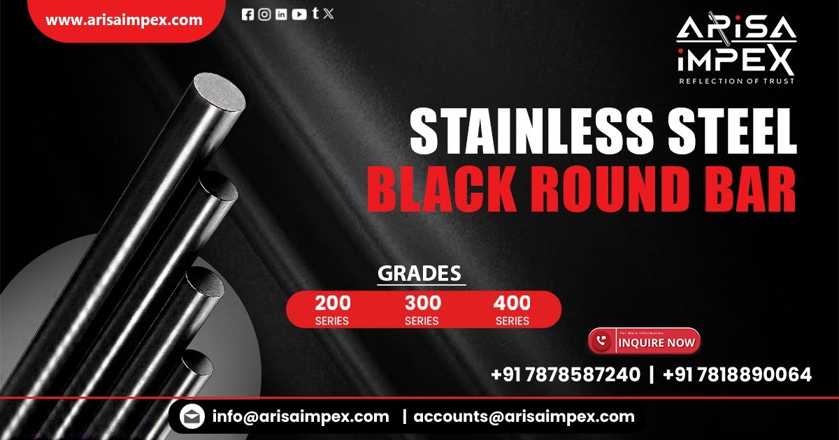 Stainless Steel Black Round Bar in Hyderabad