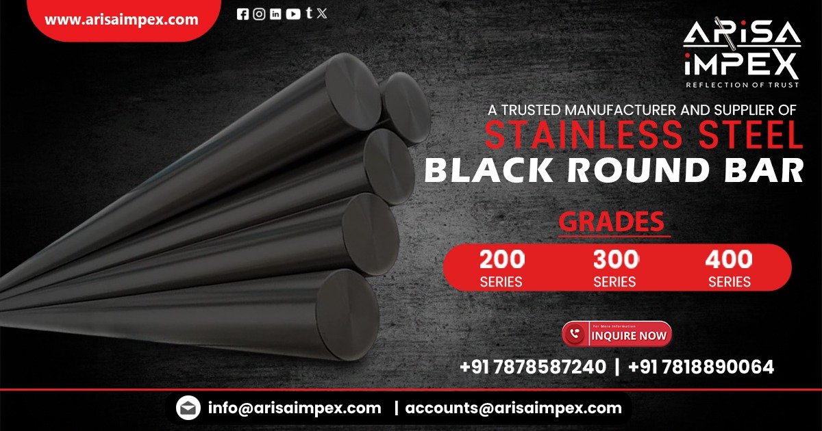 Stainless Steel Black Round Bar in Chennai