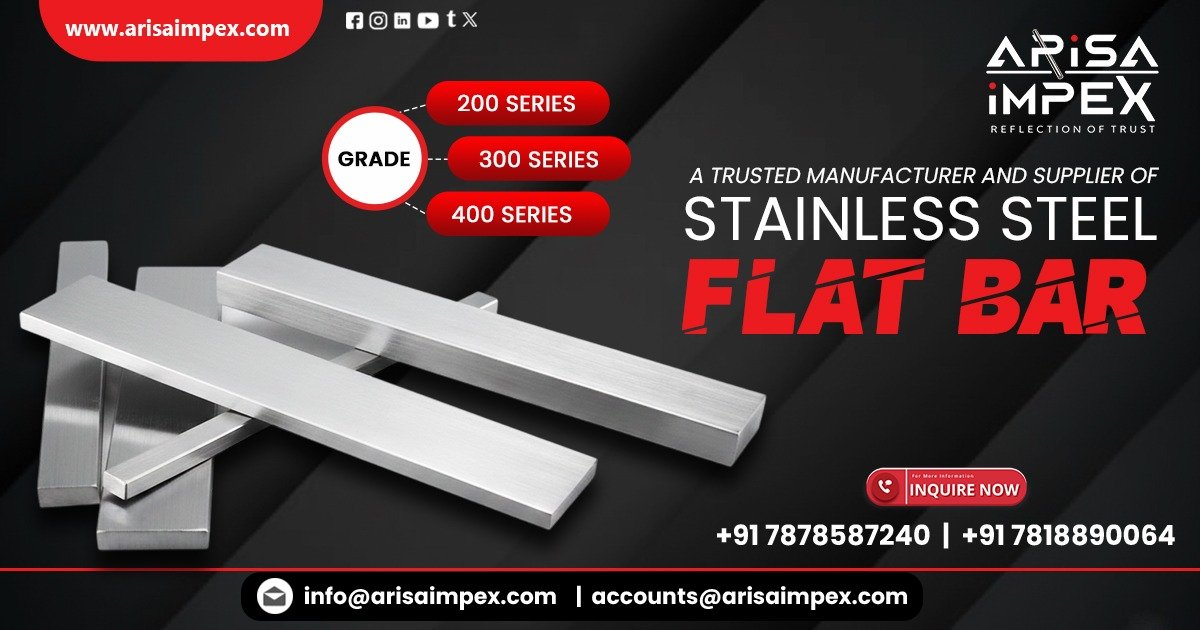 Premium Stainless Steel Flat Bar in Dhanbad