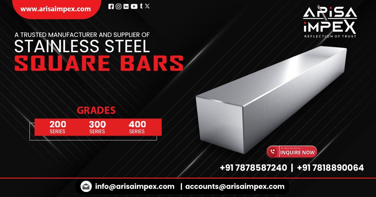 Stainless Steel Square Bar in Kanpur