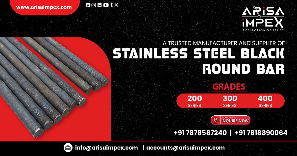 Premium Stainless Steel Black Round Bar in Bengaluru