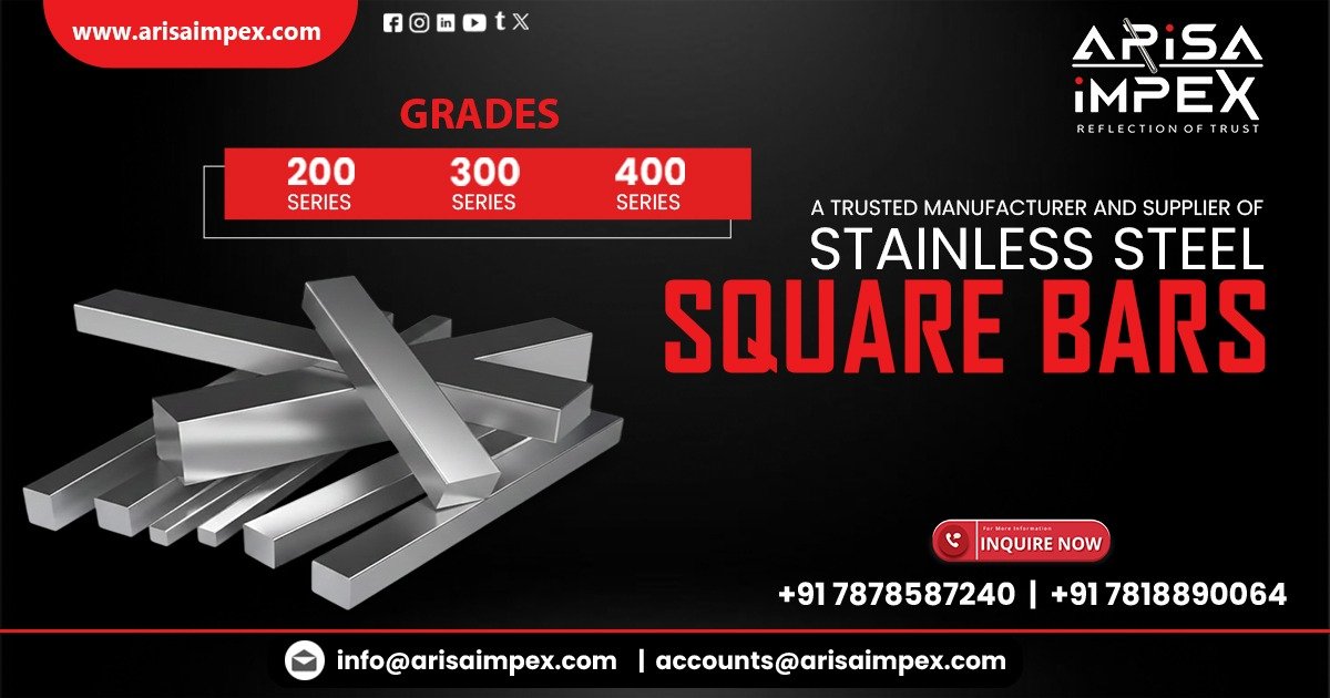 Stainless Steel Square Bar in Hyderabad