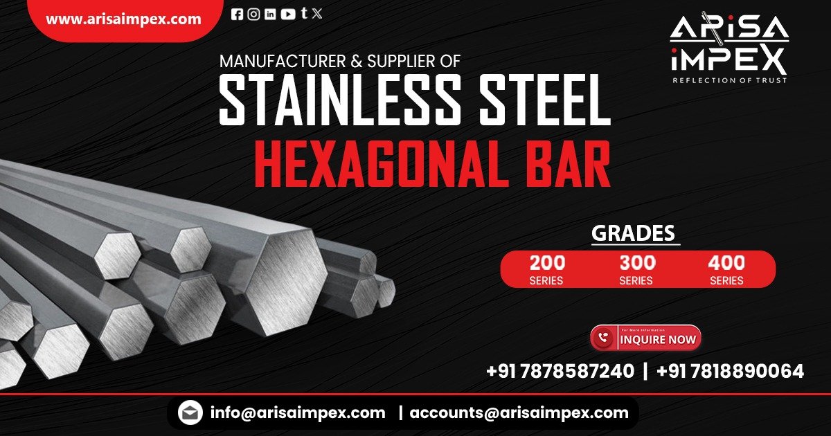 Stainless Steel Hexagonal Bar in Bangalore