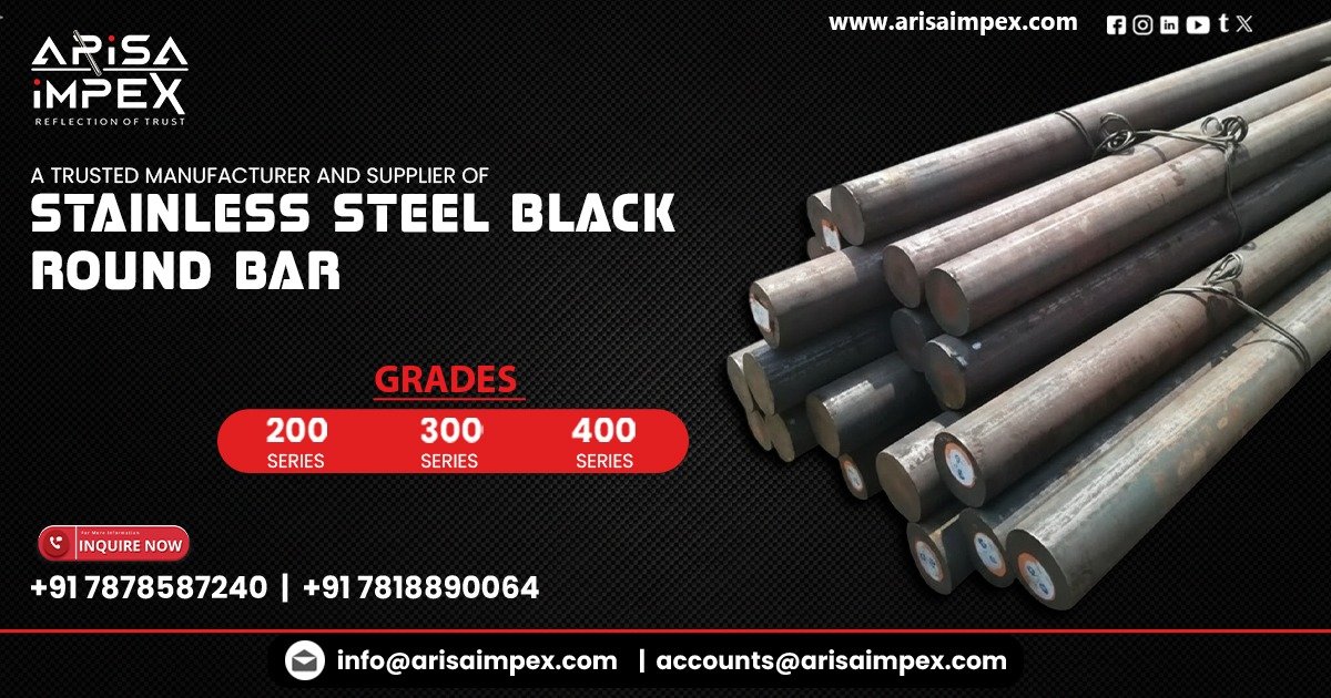 Stainless Steel Black Round Bar Supplier in Punjab