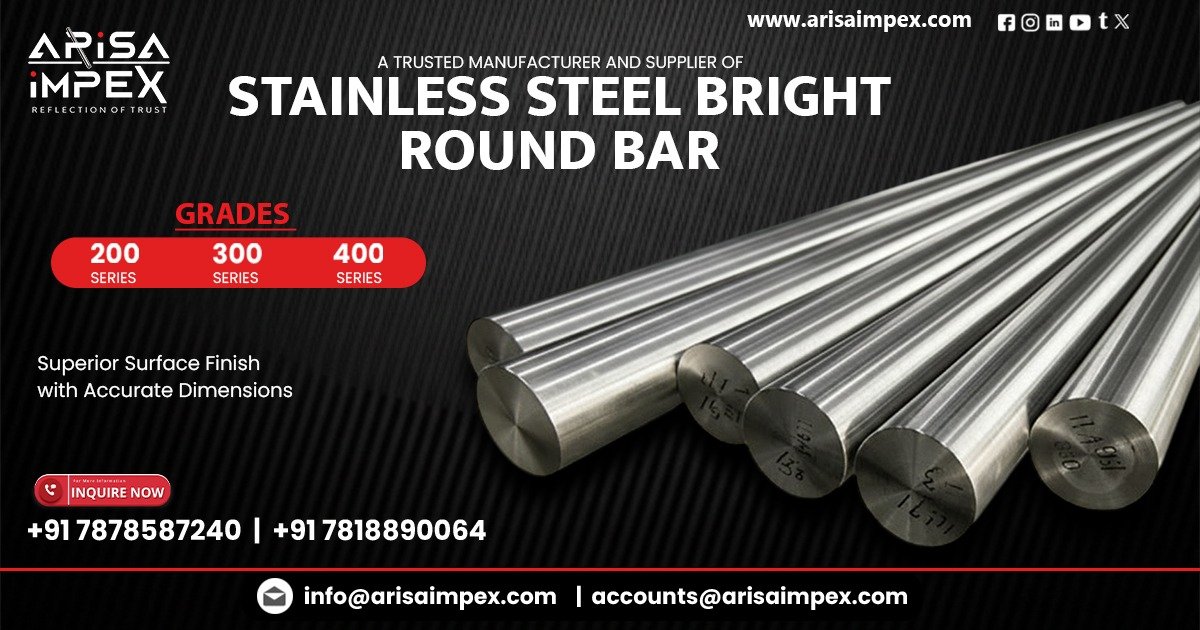 Stainless Steel Bright Round Bar Supplier in Jalandhar