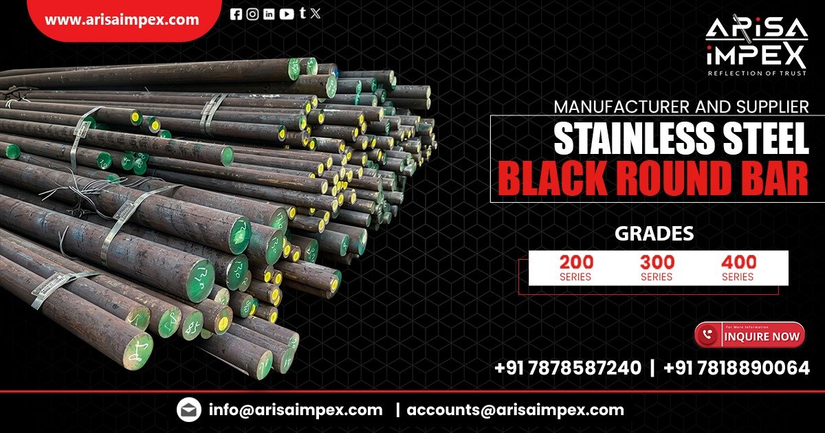 Premium Stainless Steel Black Round Bar Supplier in Chennai