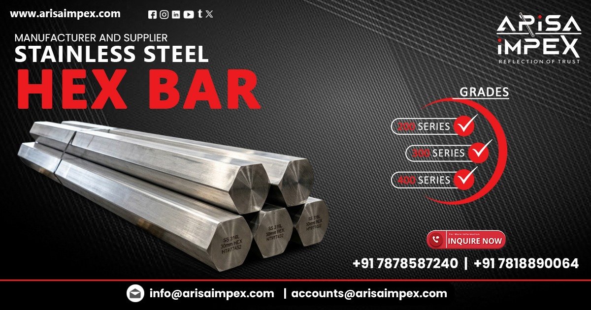 High Quality Stainless Steel Hexagonal Bar in Coimbatore