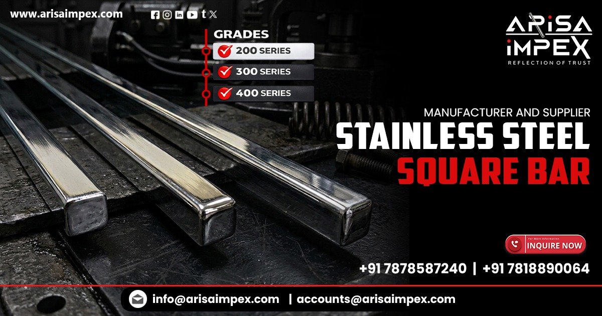 Premium Stainless Steel Square Bar in Kochi