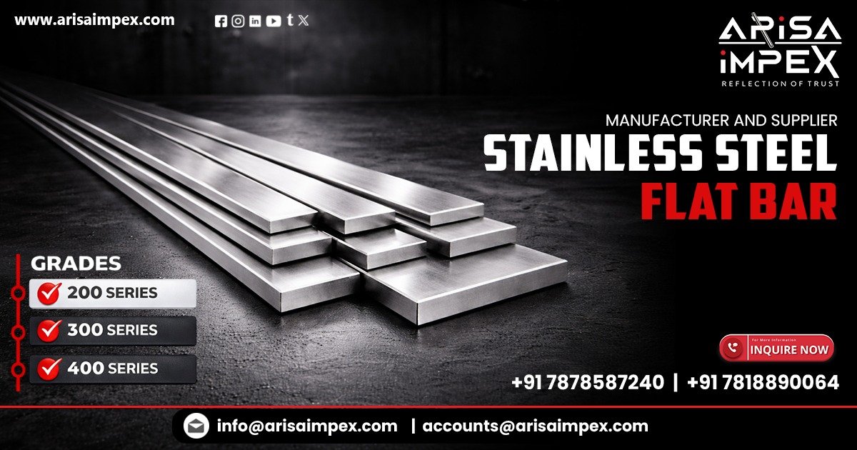 Premium Stainless Steel Flat Bar in Ghaziabad