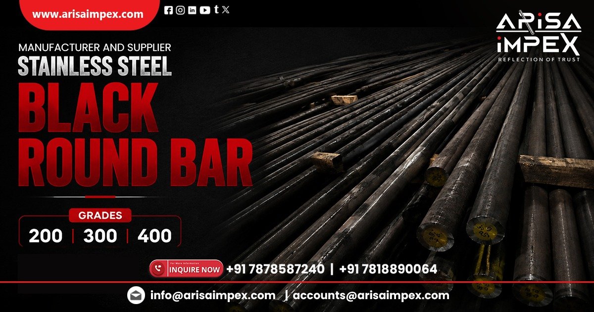 Stainless Steel Black Round Bar Supplier in Kanpur