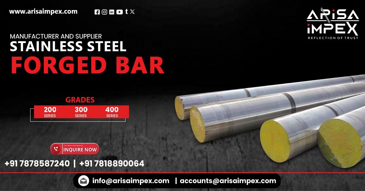 Forged Bars at Best Price in India by Arisa Impex Ahmedabad Gujarat