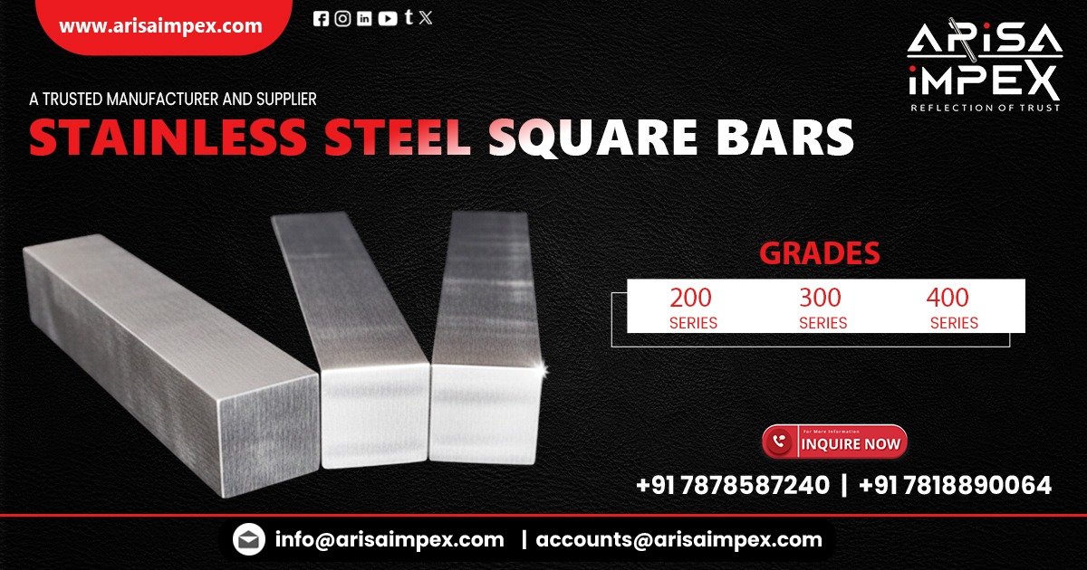 Premium Stainless Steel Square Bars Manufacturers In Rajasthan