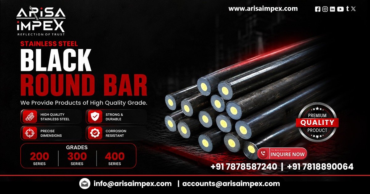 Stainless Steel Black Round Bar in Chhattisgarh