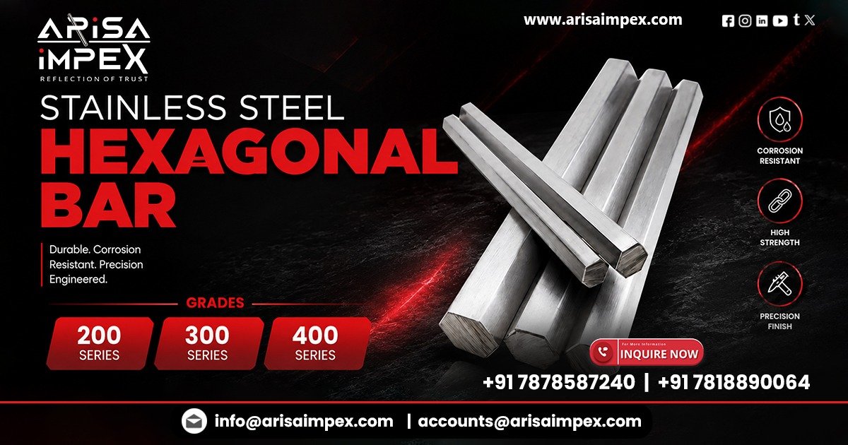 Best Quality SS Hexagonal Bars In Uttar Pradesh