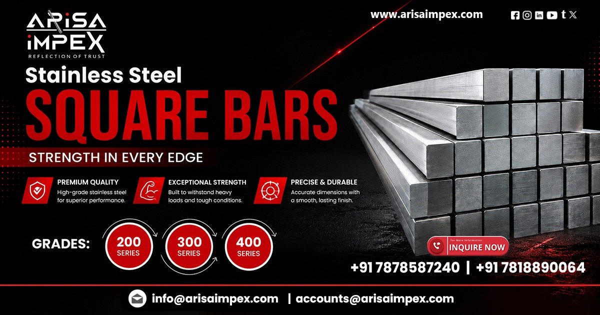 Stainless Steel Square Bars Manufacturers in India