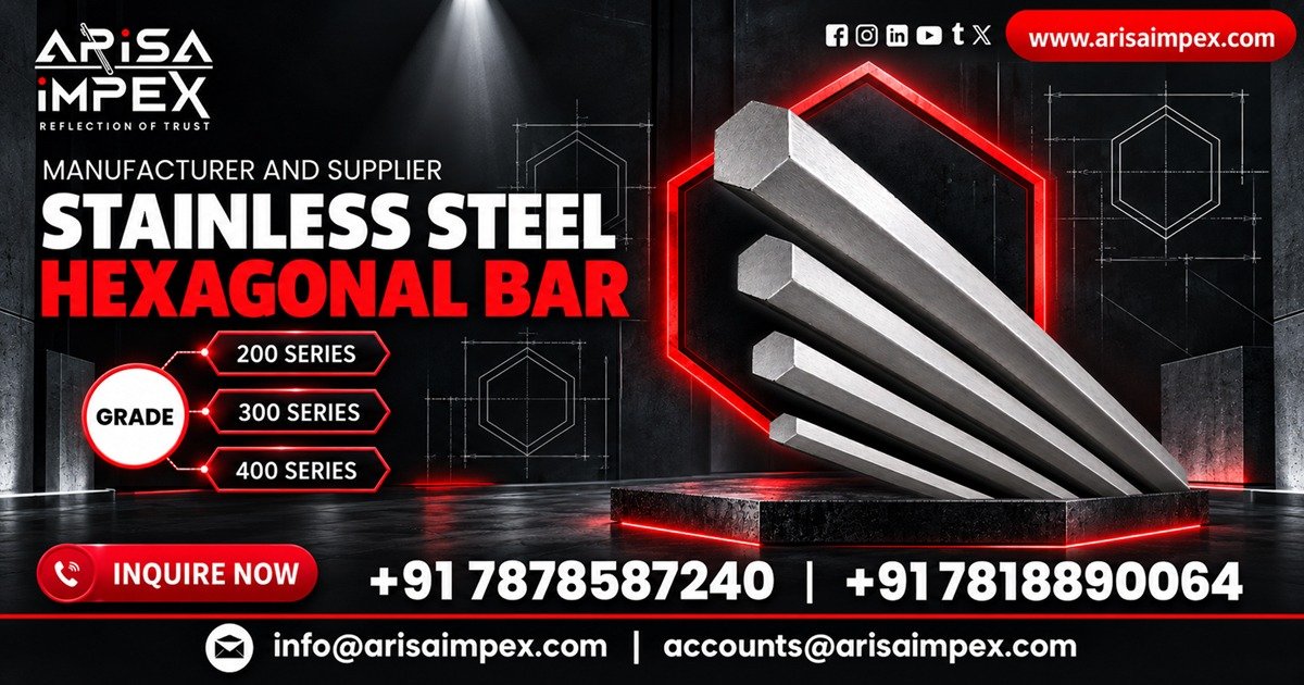 Stainless Steel Hexagonal Bar Supplier In Andhra Pradesh