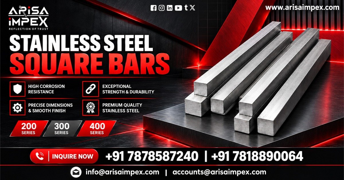 Stainless Steel Square Bars Supplier In West Bengal