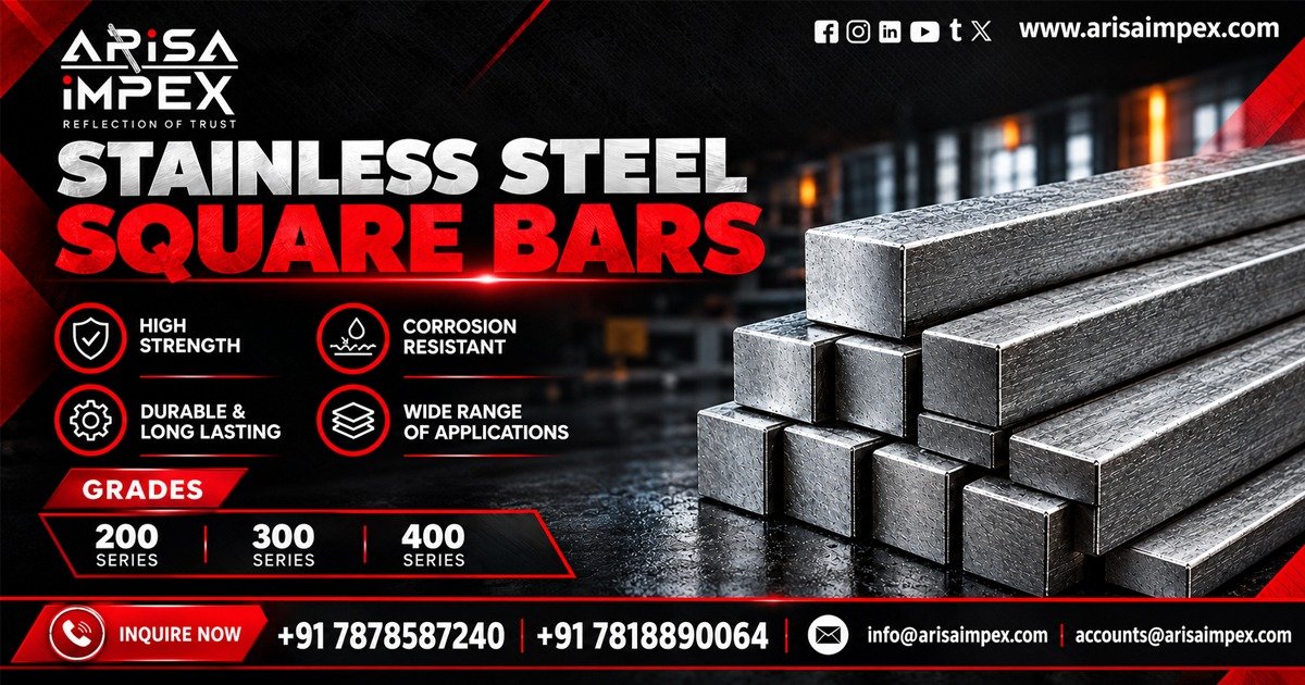 Stainless Steel Square Bars Supplier In Tripura