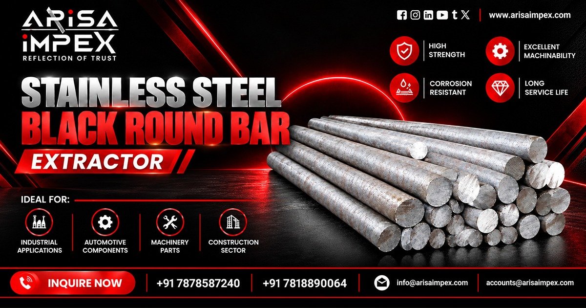 Stainless Steel Black Round Bar Supplier In Chhattisgarh